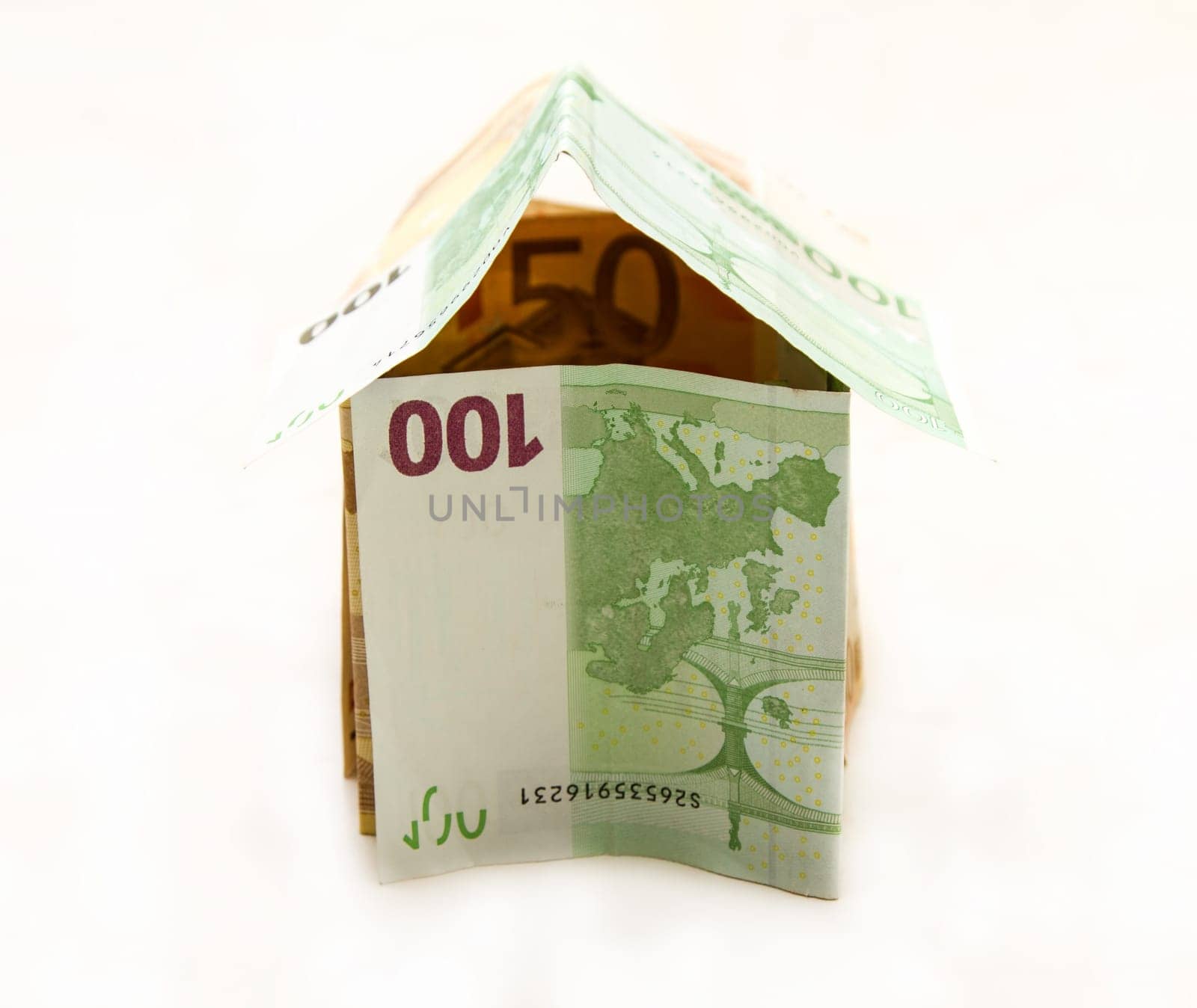 A house made with euros.