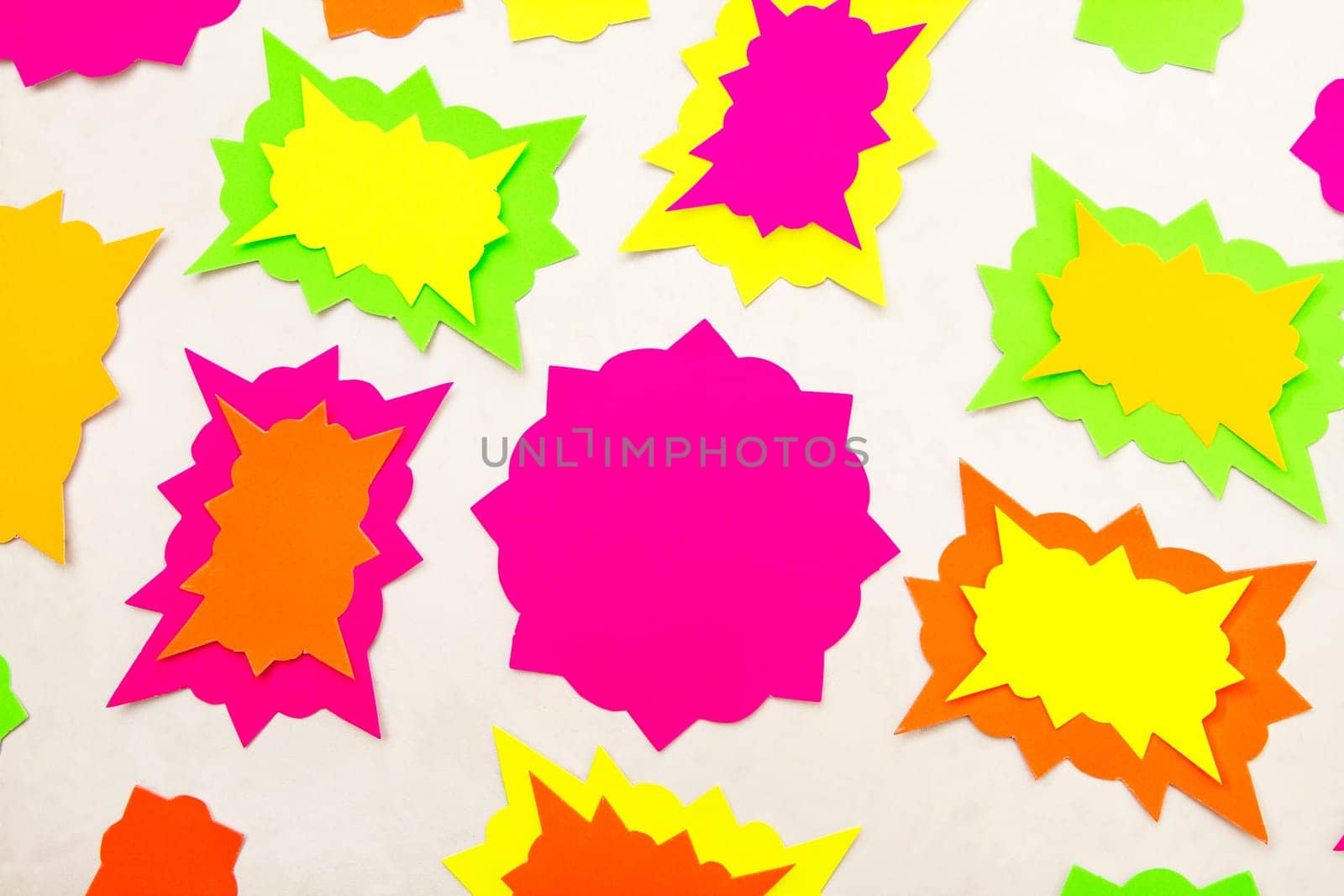 Lots of cartoon bubbles background