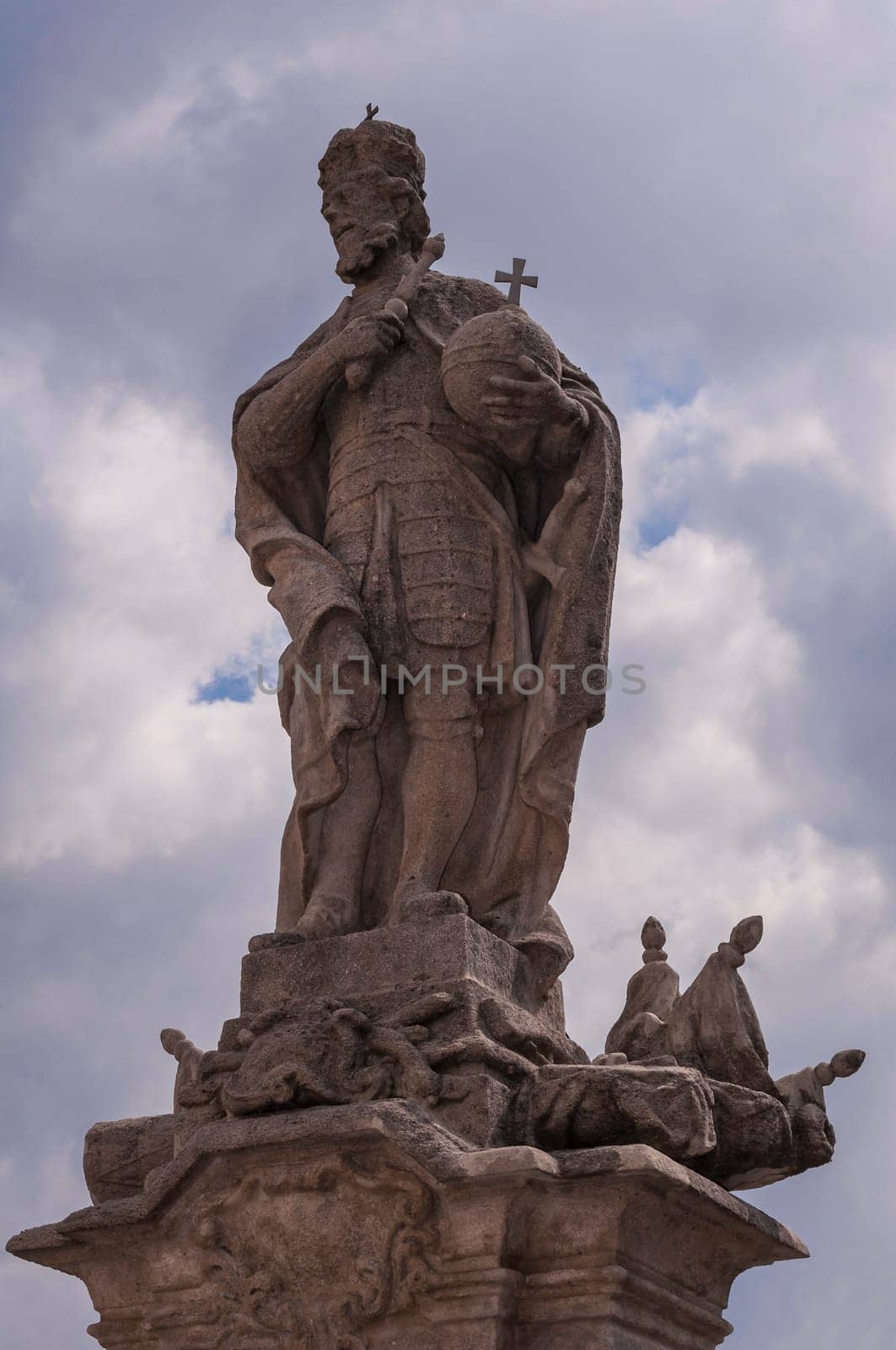 King statue in Kutna Hora, Czech Republic.