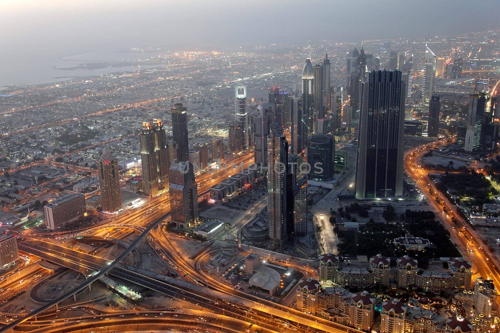 Dubai Architecture Night Shot