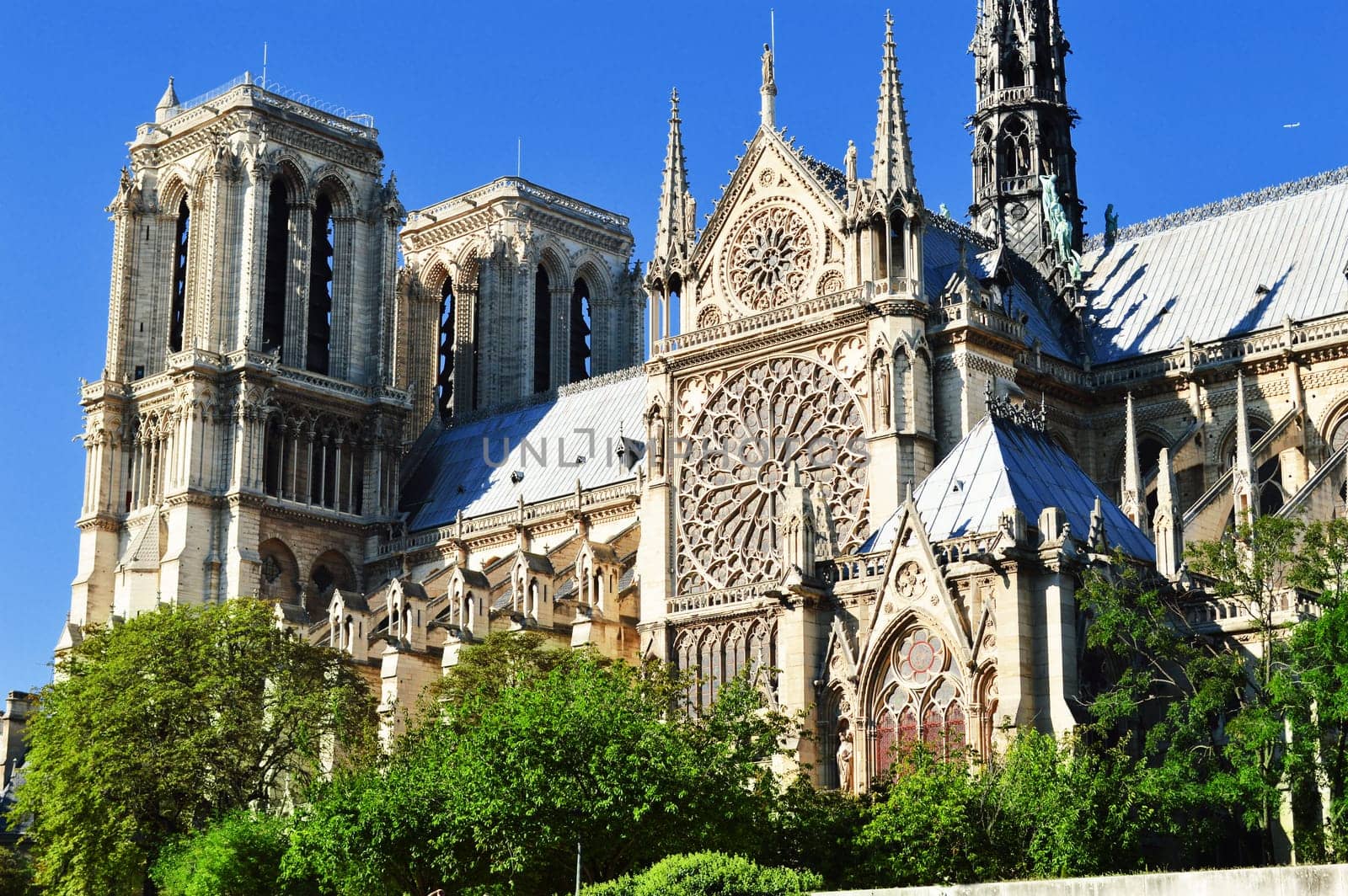 Notre-Dame Cathedral in Paris, France.