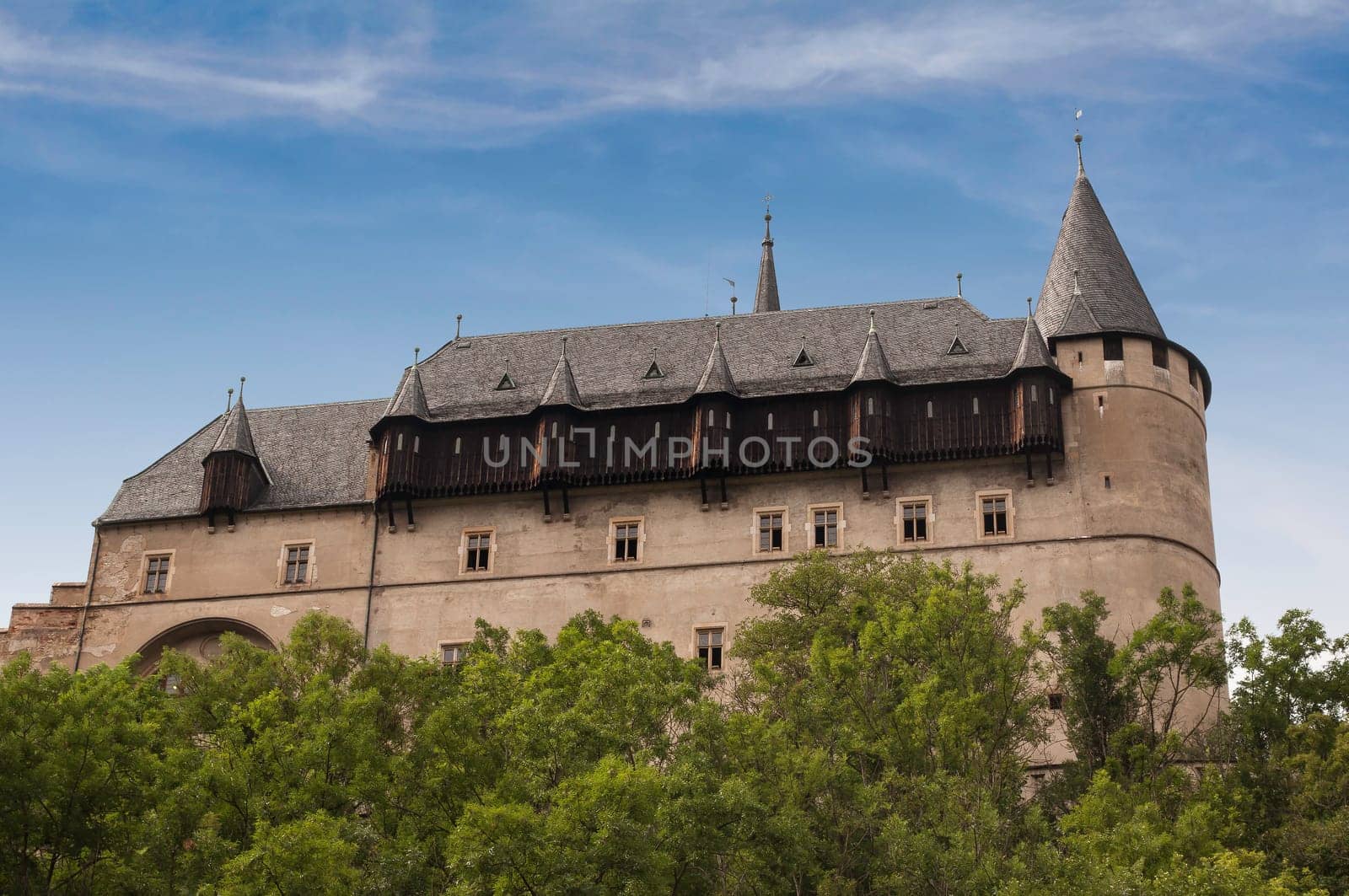 Karlstejn castle in Central Bohemia, Czech Republic.