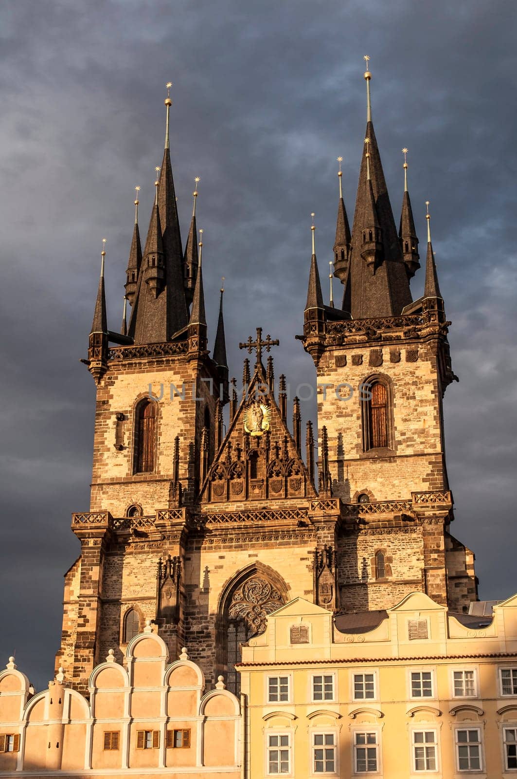 Church of Mother of God in front of Týn, Prague, Czech Republic.