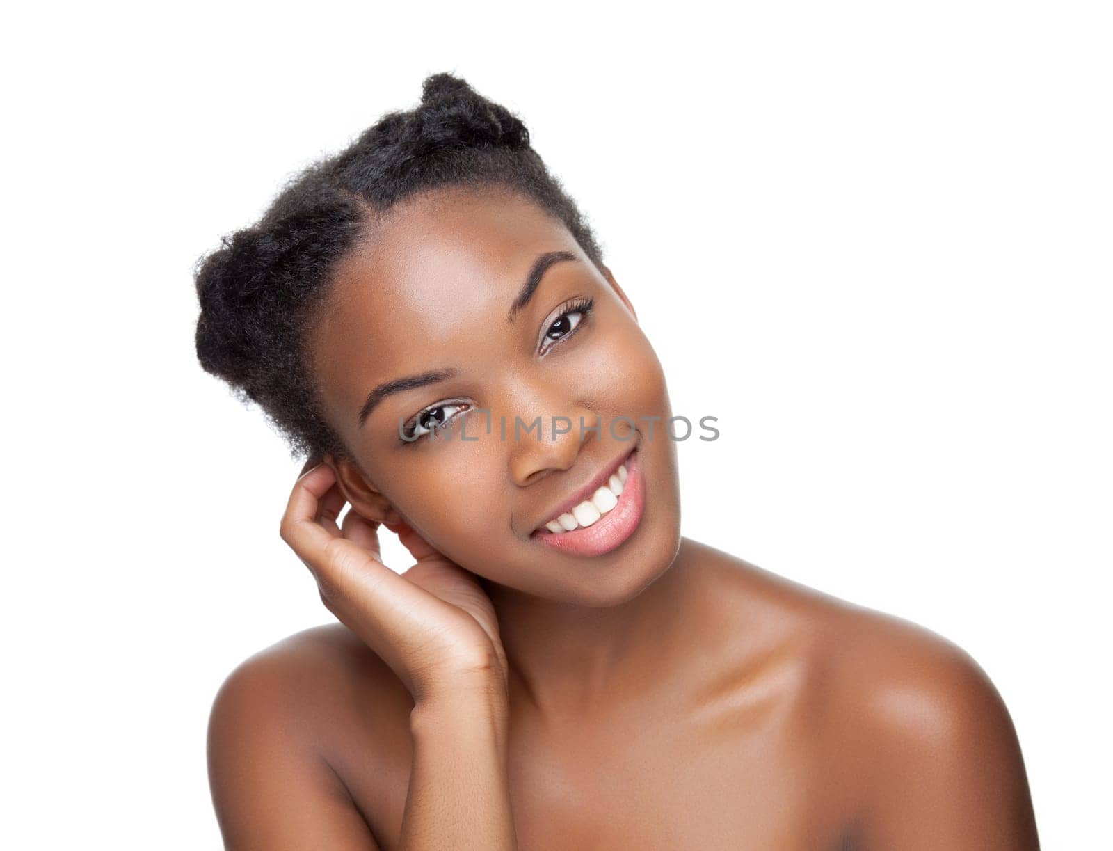 Smiling black beauty
