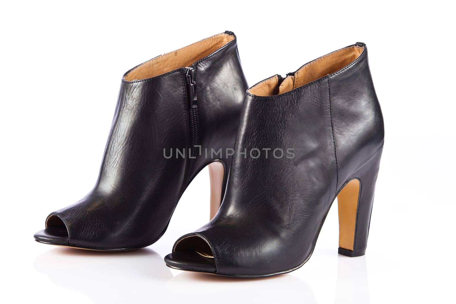 Woman shoes isolated on white. Nice woman shoes