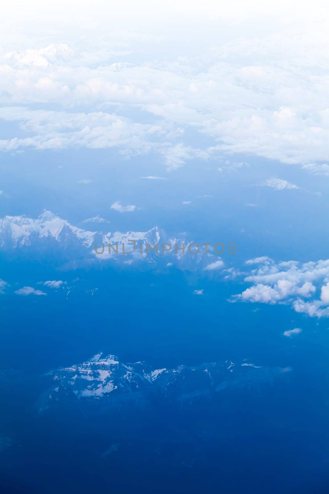 clouds. view from the window of an airplane. Sky and clouds. Plane view from the window