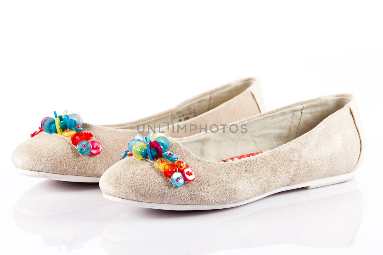 children's shoes isolated on a white background