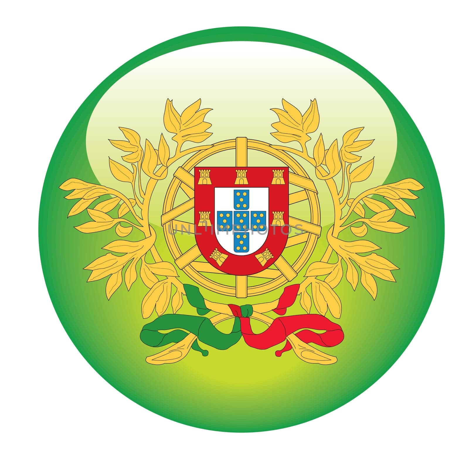 portuguese flag illustration