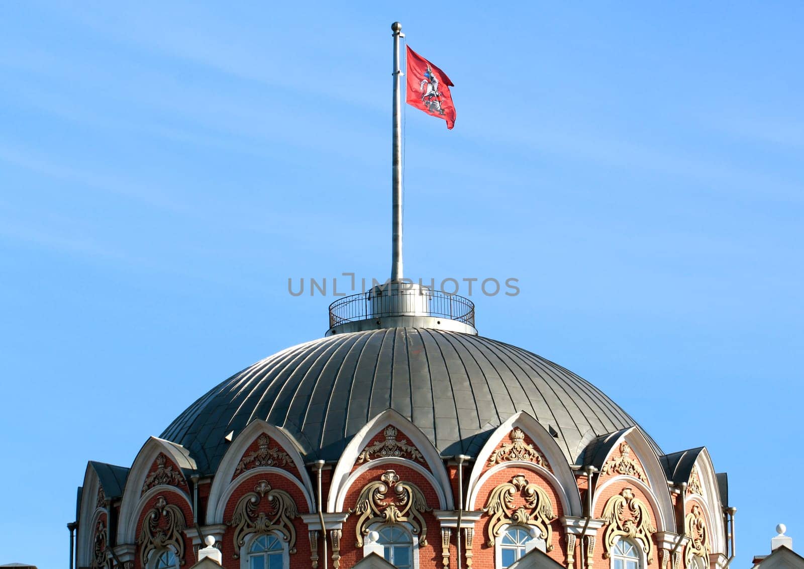 The roof of Peter's traveling palace in Moscow