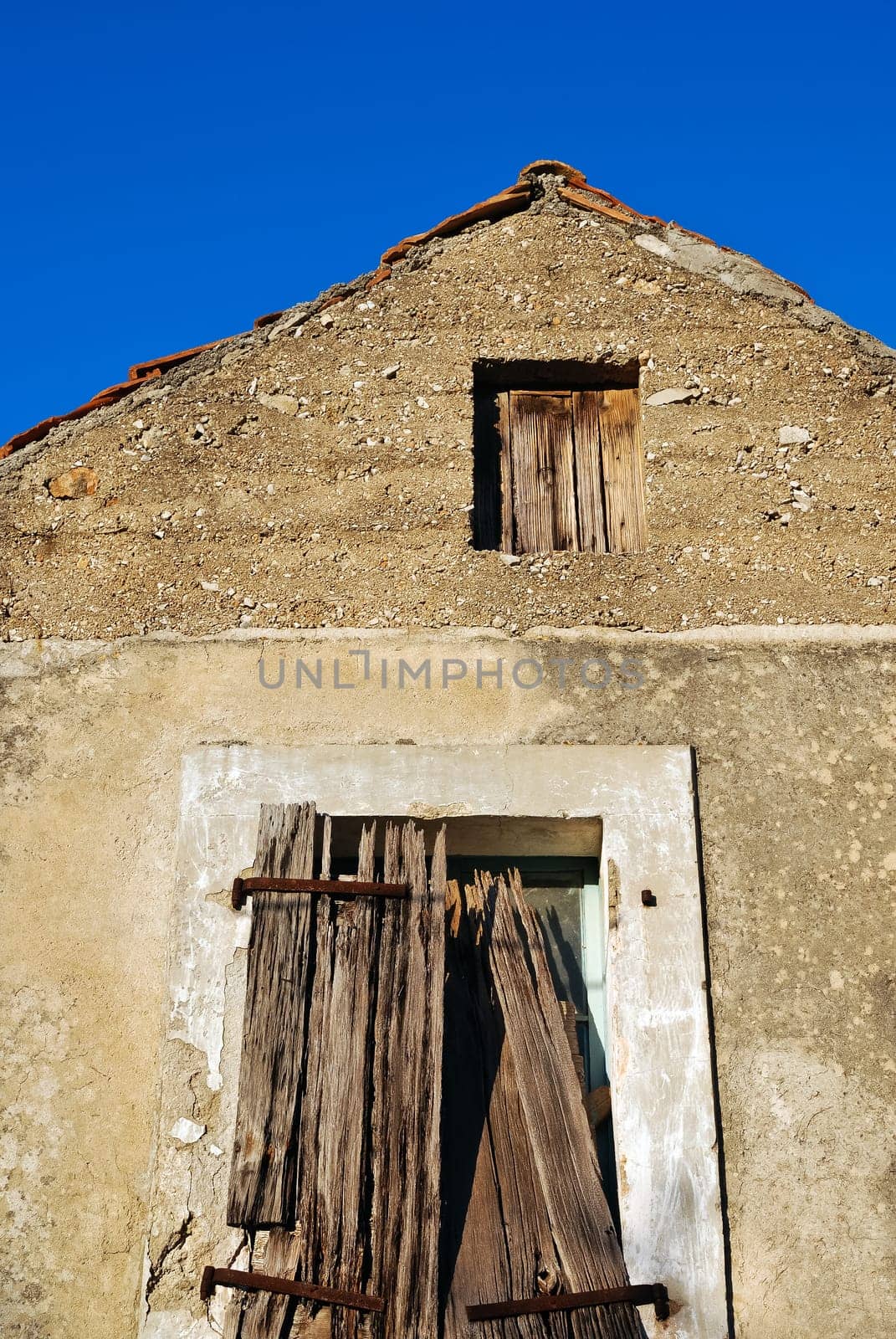 Ruins of a house