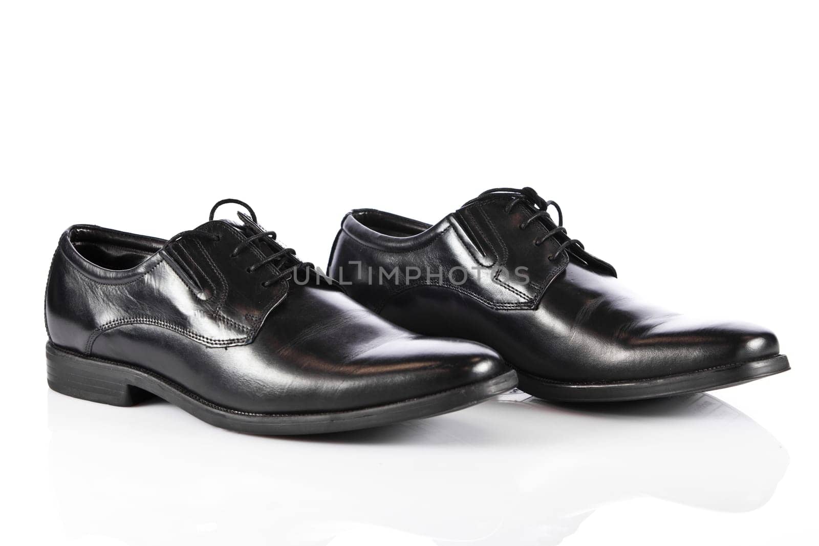 man's shoes isolated on white background. Male fashion with shoes on white