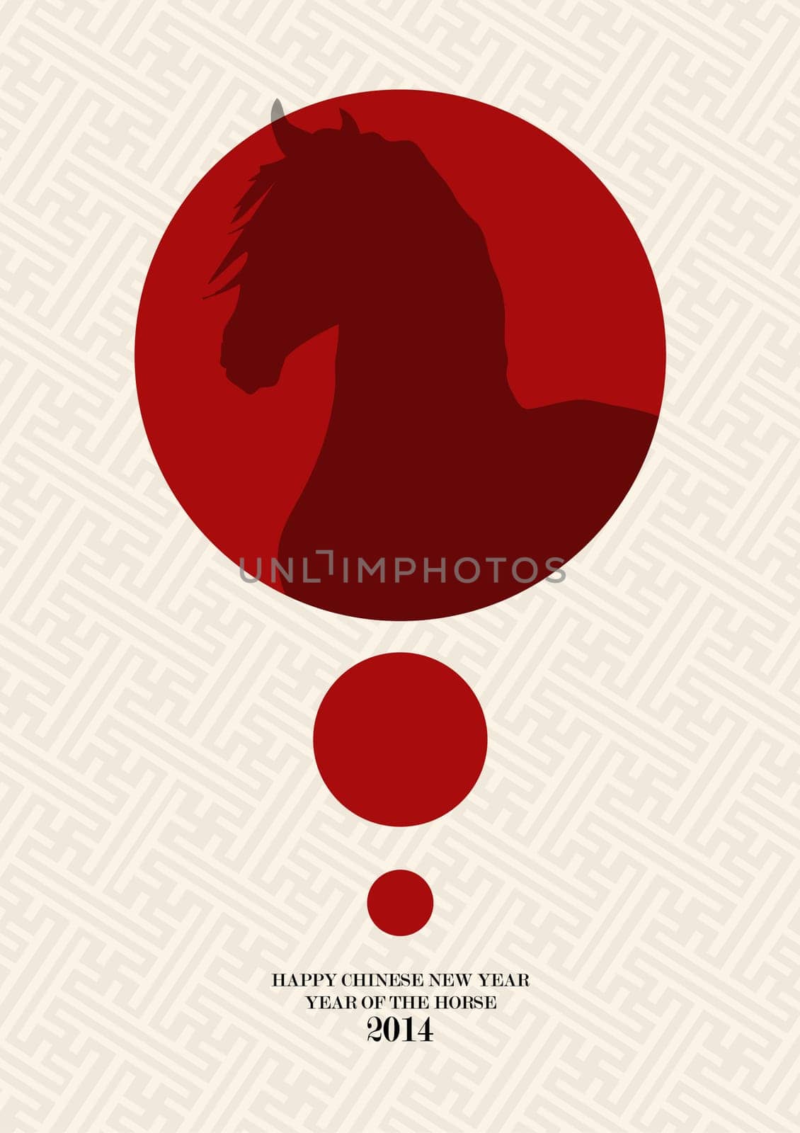 Red circles composition