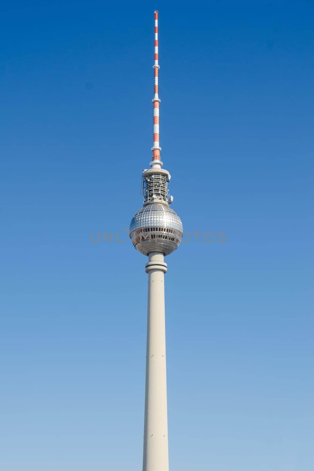 Fernsehturm is a television tower in the city centre. The tower was constructed between 1965 and 1969 by the administration of the German Democratic Republic. With its height of 368 meters, it is the tallest structure in Germany.