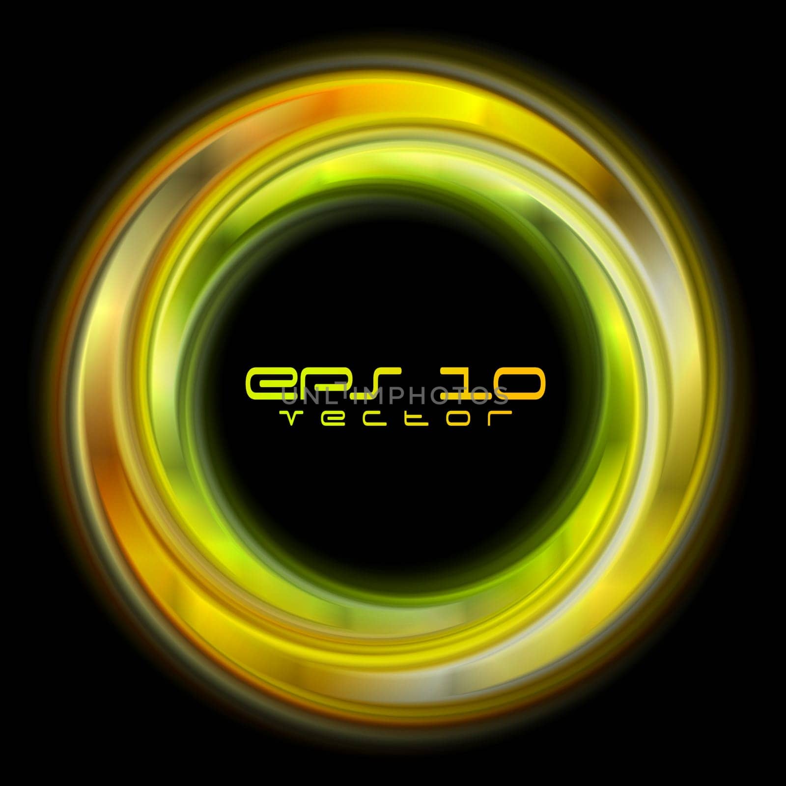 Abstract shiny rings background. Vector logo eps 10