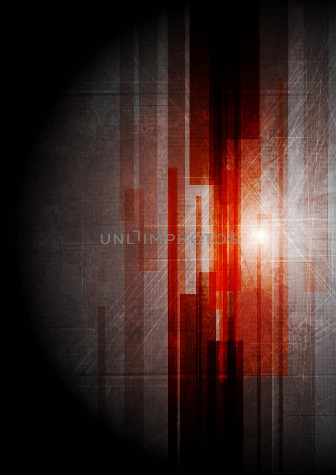 Grunge abstract technology background. Vector design eps 10