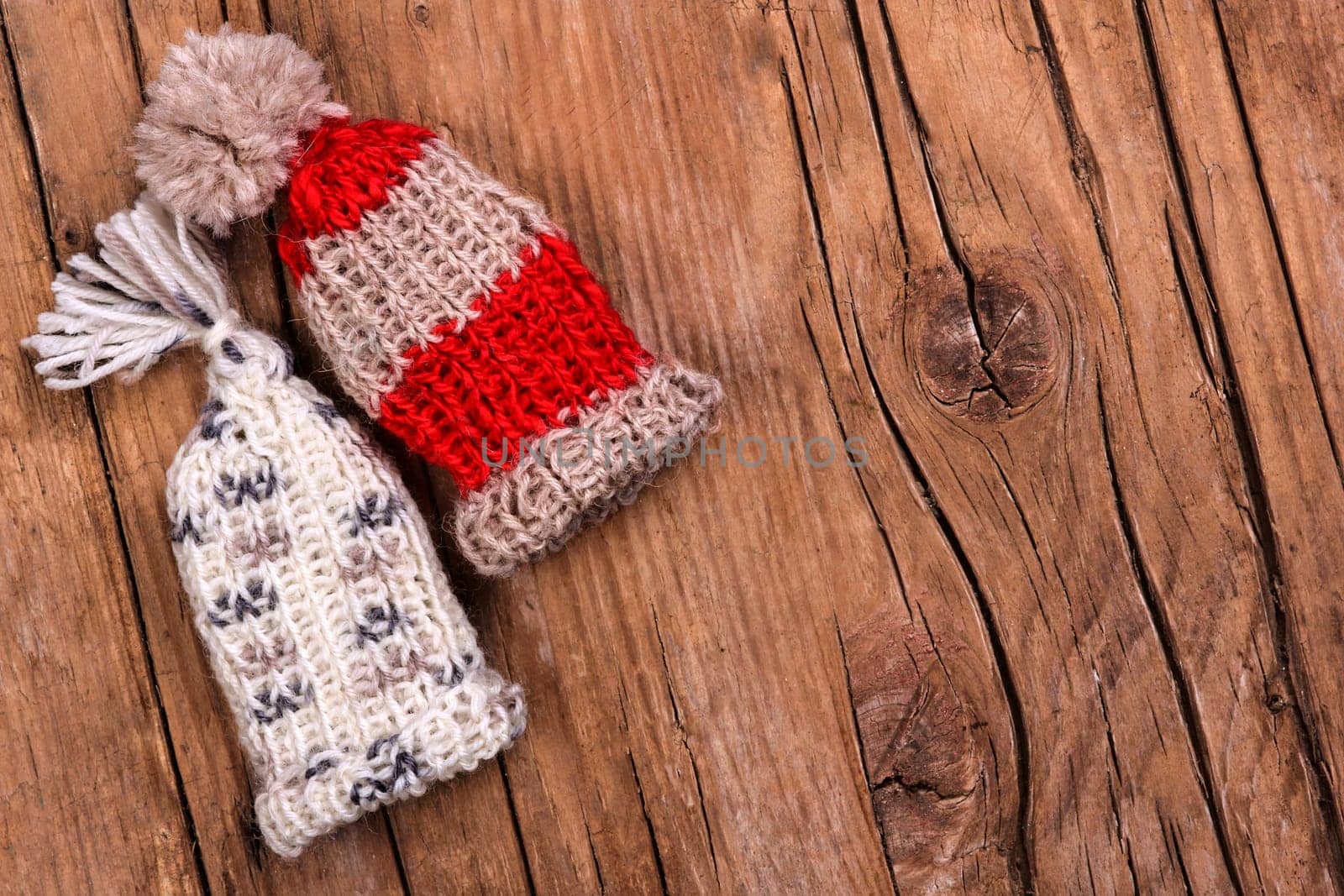 Knitted hats,winter holidays