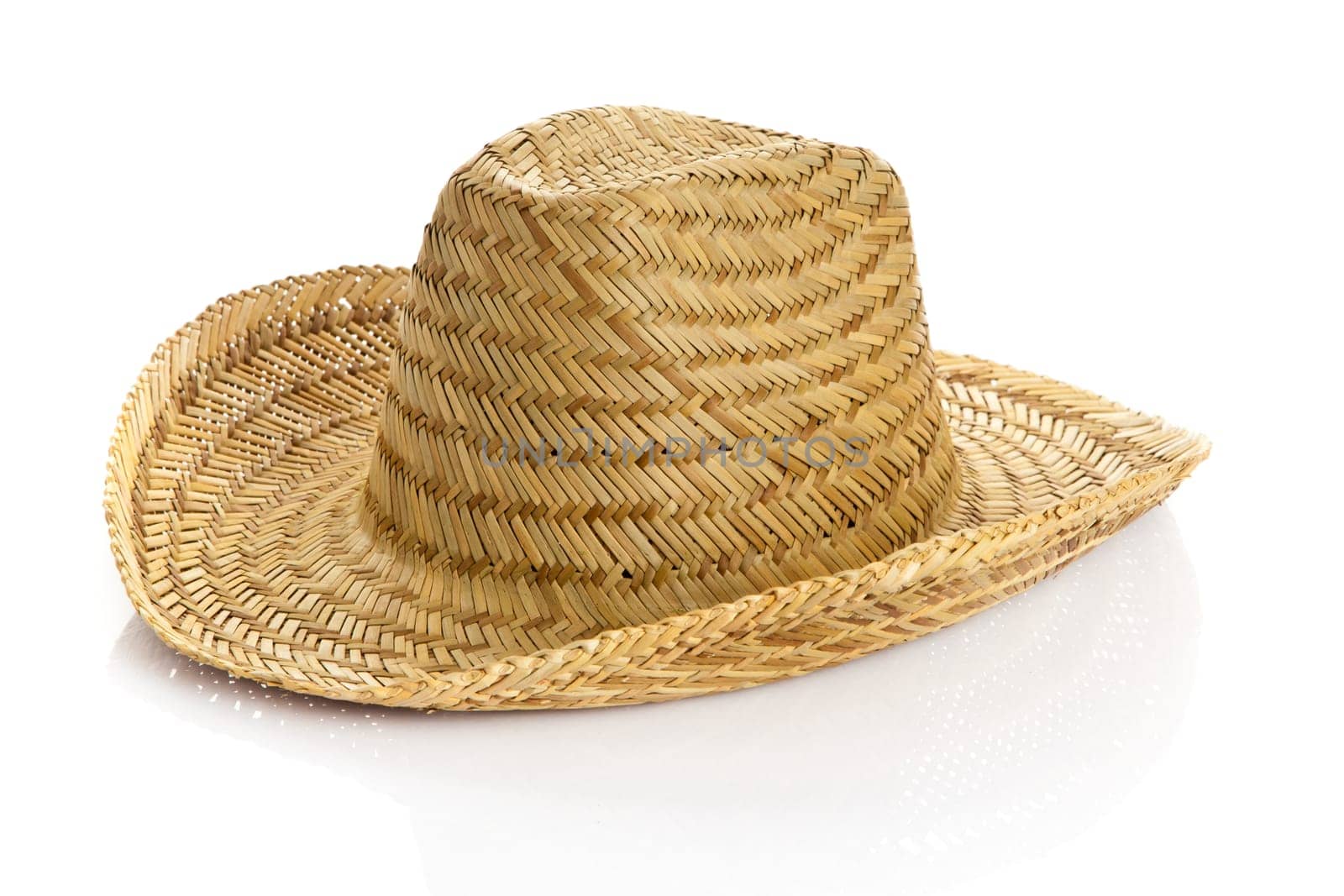 Sombrero isolated on white background. straw hat