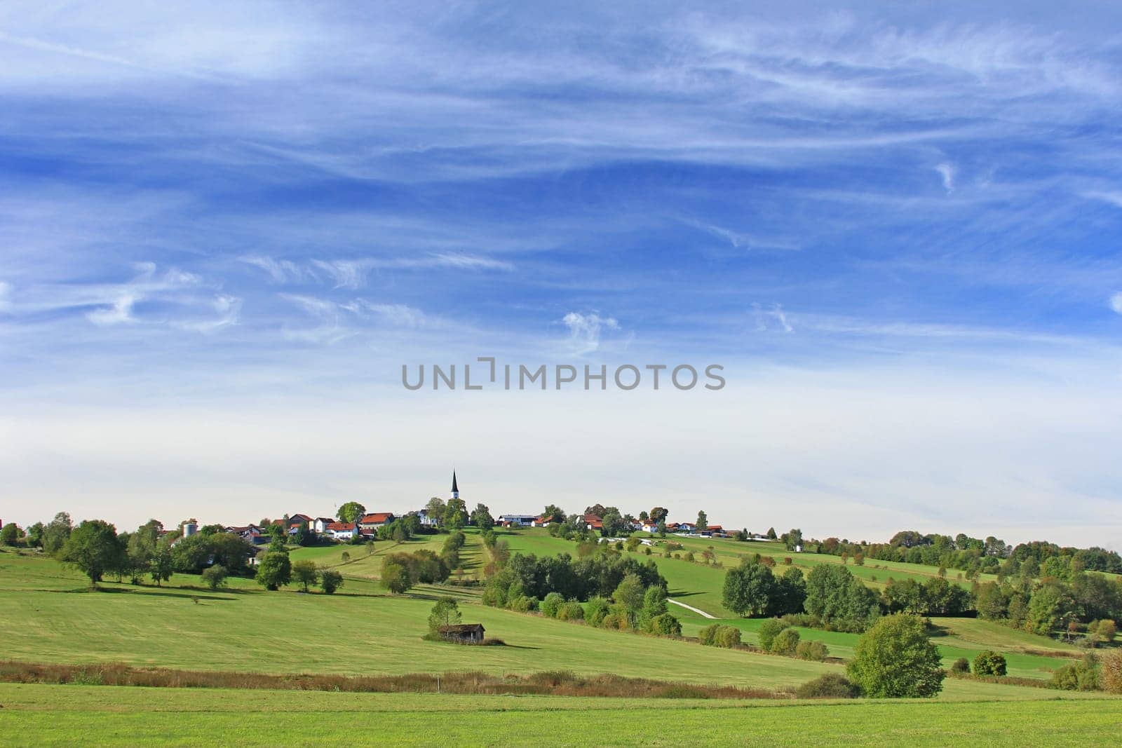 Village in the Bavarian Forest. Germany