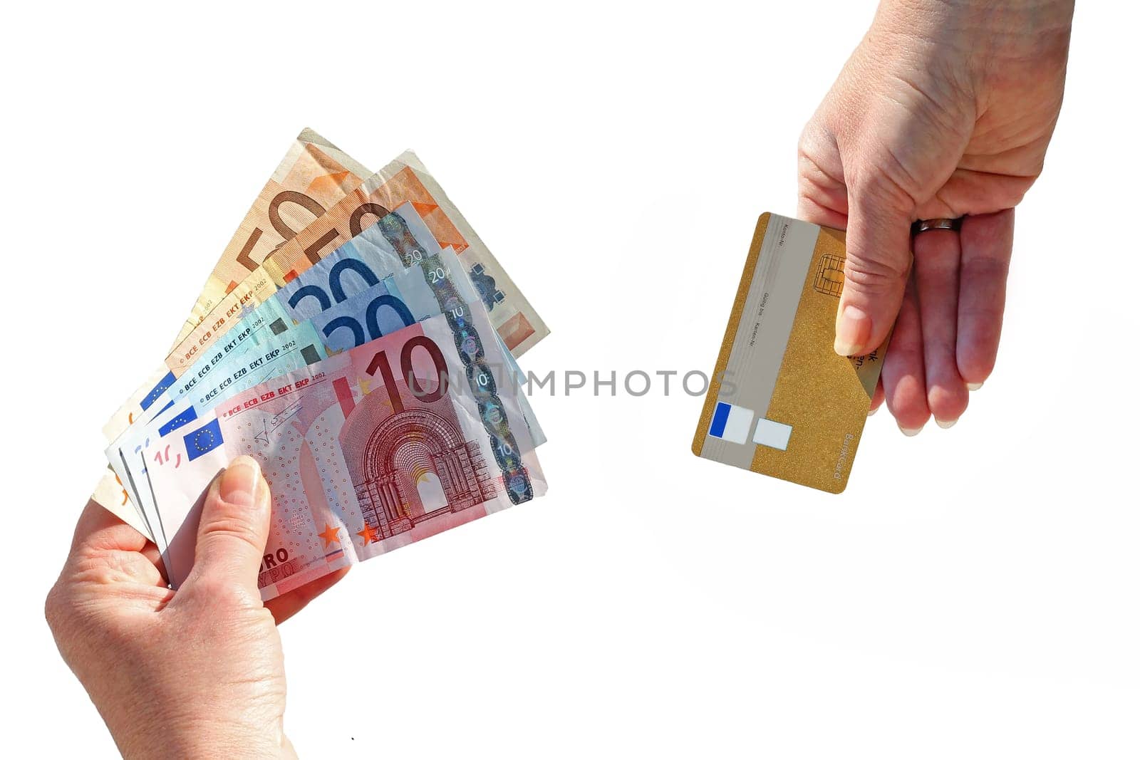 Payment in cash or by card