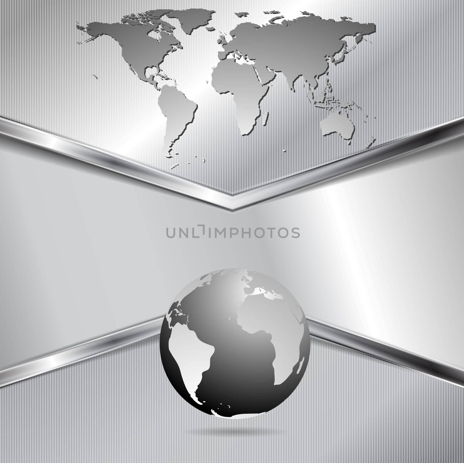 Creative metallic technology background. Vector design eps 10