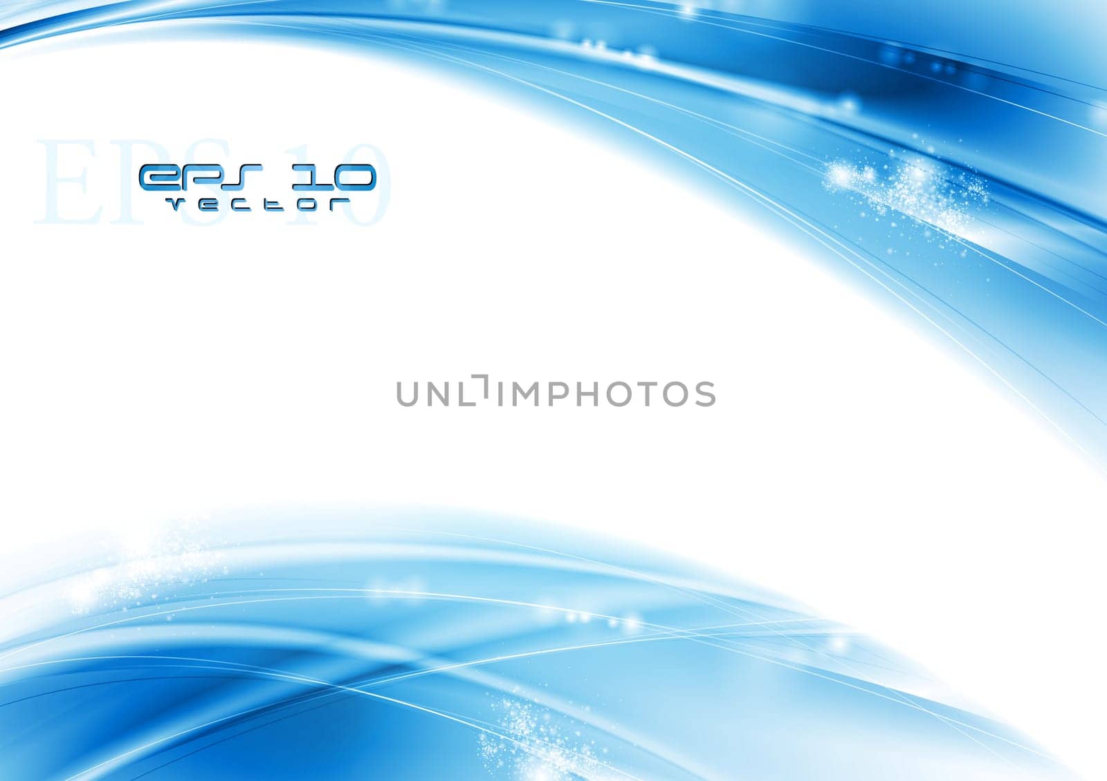 Abstract blue waves background. Vector illustration eps 10