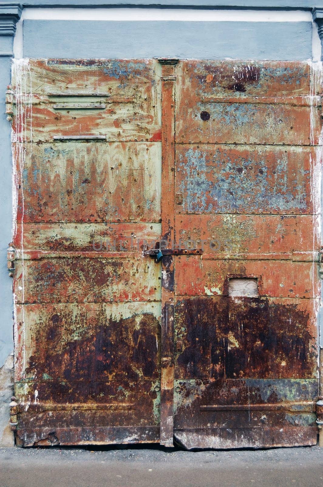 Old metal door