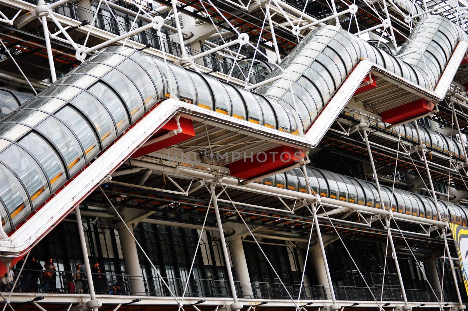 Centre Georges Pompidou in Paris. Museum of modern art