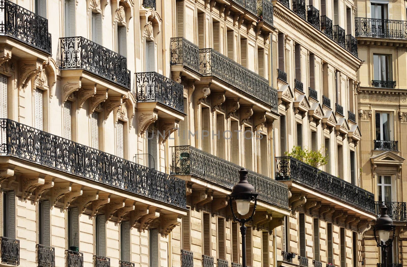 Original historic Parisian architecture
