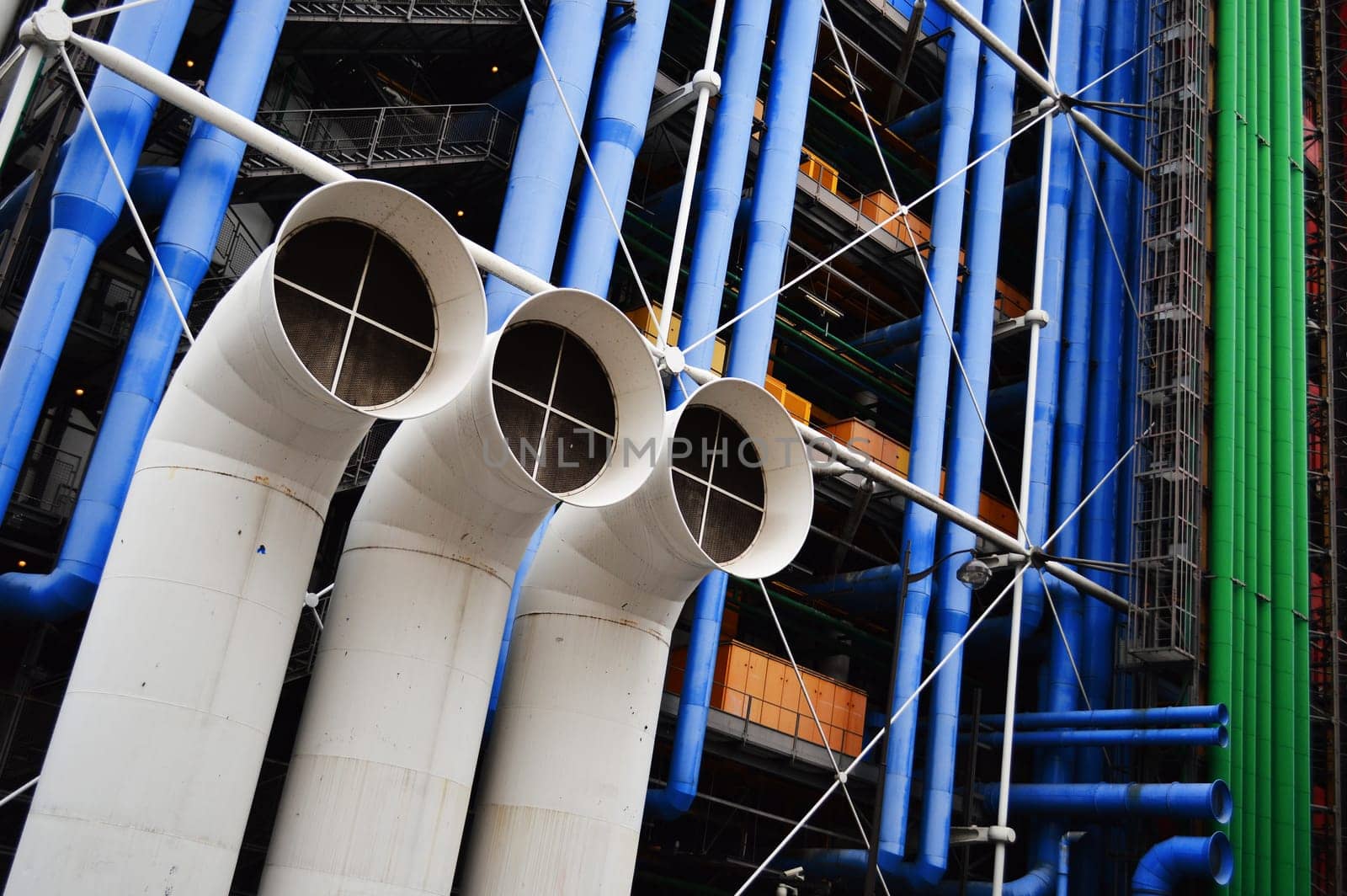Centre Georges Pompidou in Paris. Museum of modern art