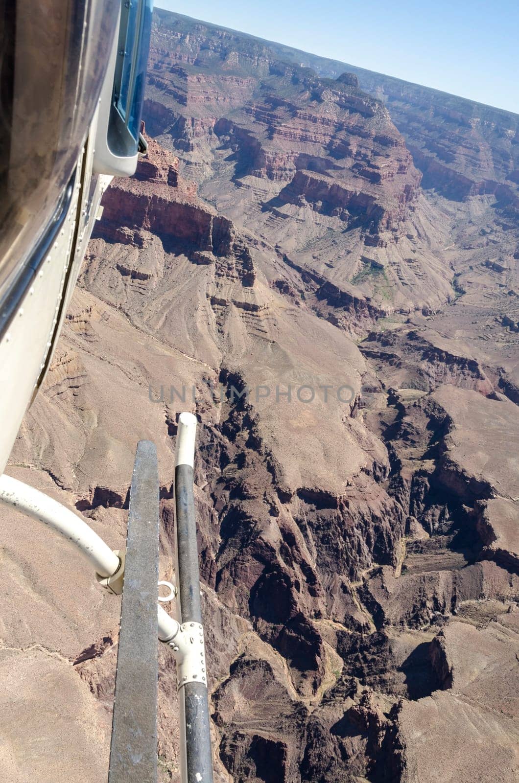 helicopter over the Grand Canyon
