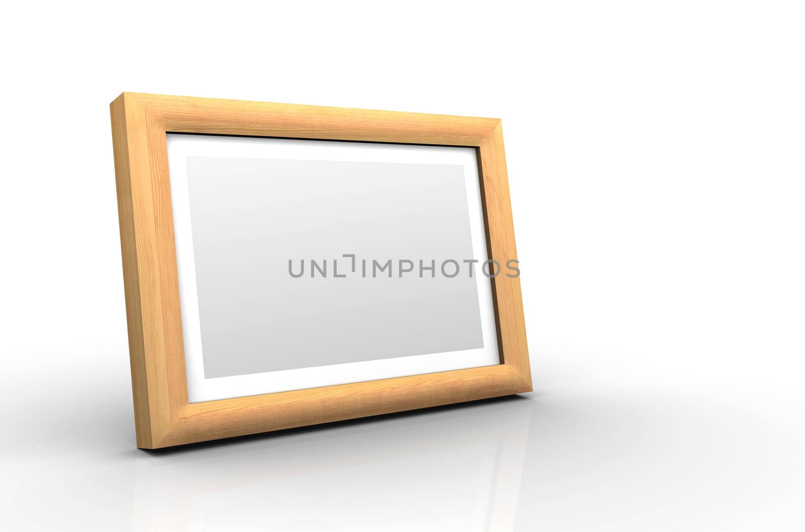 3D Wooden Photo Frame - Fir
