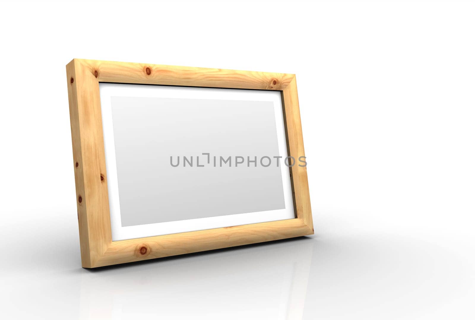 3D wooden picture frame - Swiss stone pine