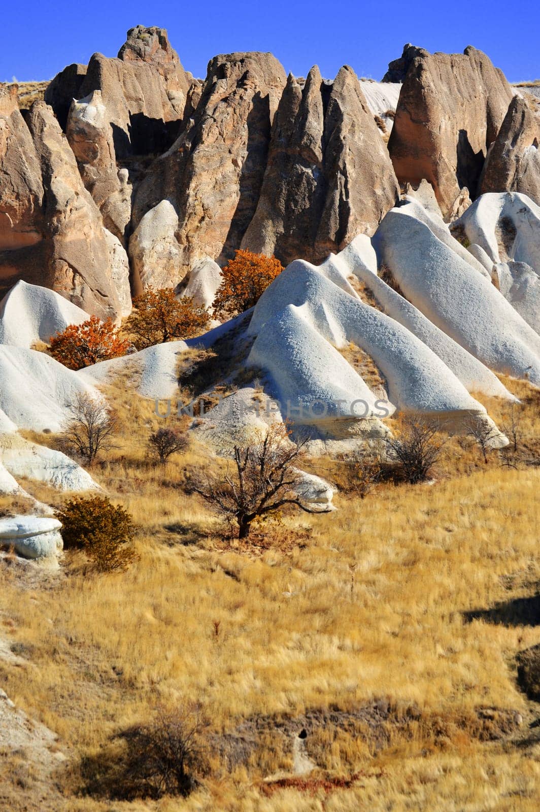 Rocks of Cappadocia in Central Anatolia, Turkey