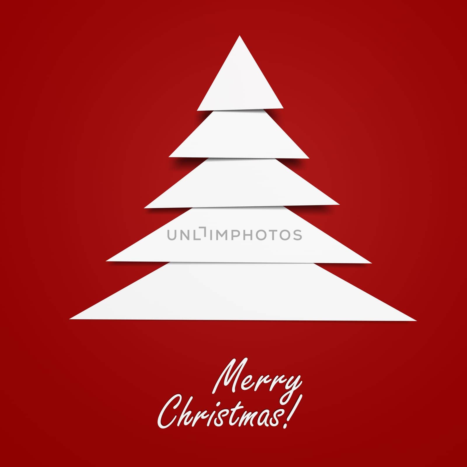 Christmas tree abstract