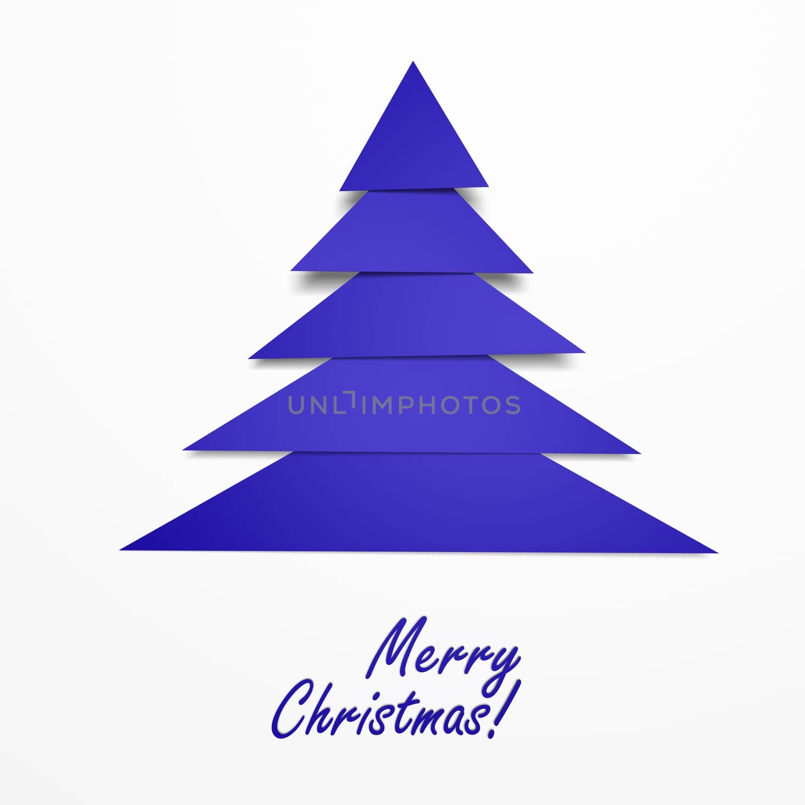 Christmas tree abstract