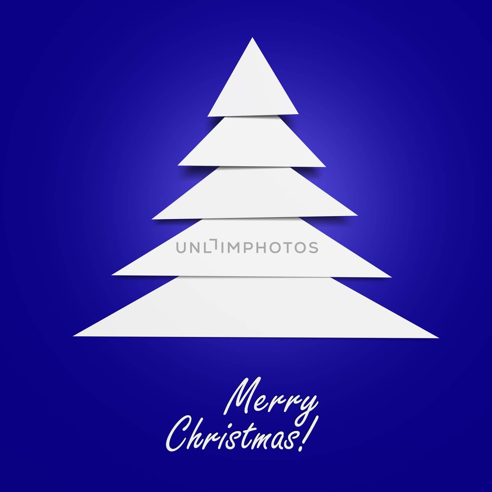 Christmas tree abstract