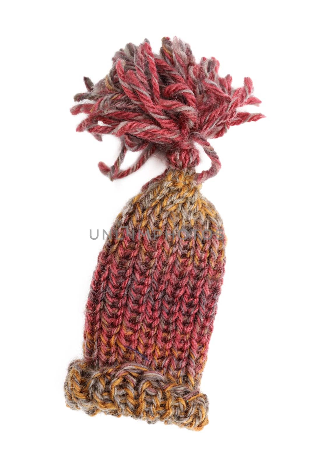 Reddish brown knitted hat,wooly hat