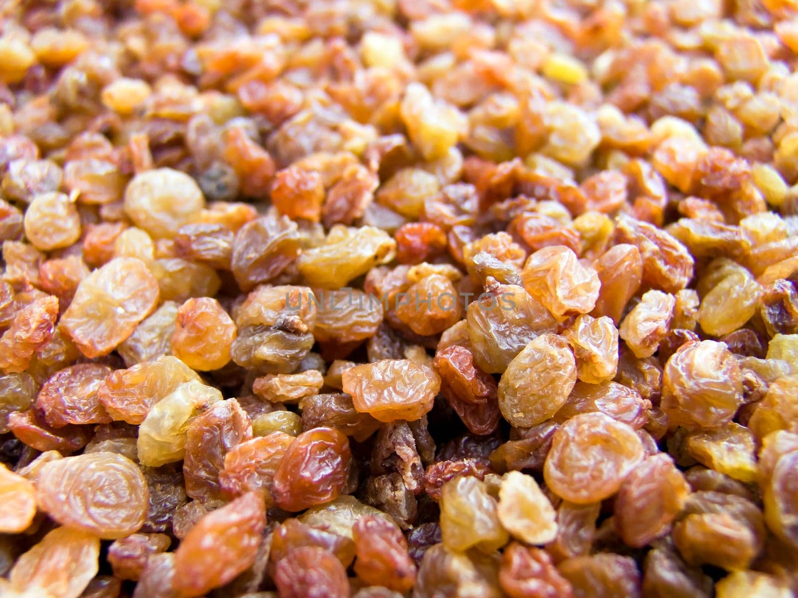 Agricultural background  a pile of beautiful raisin