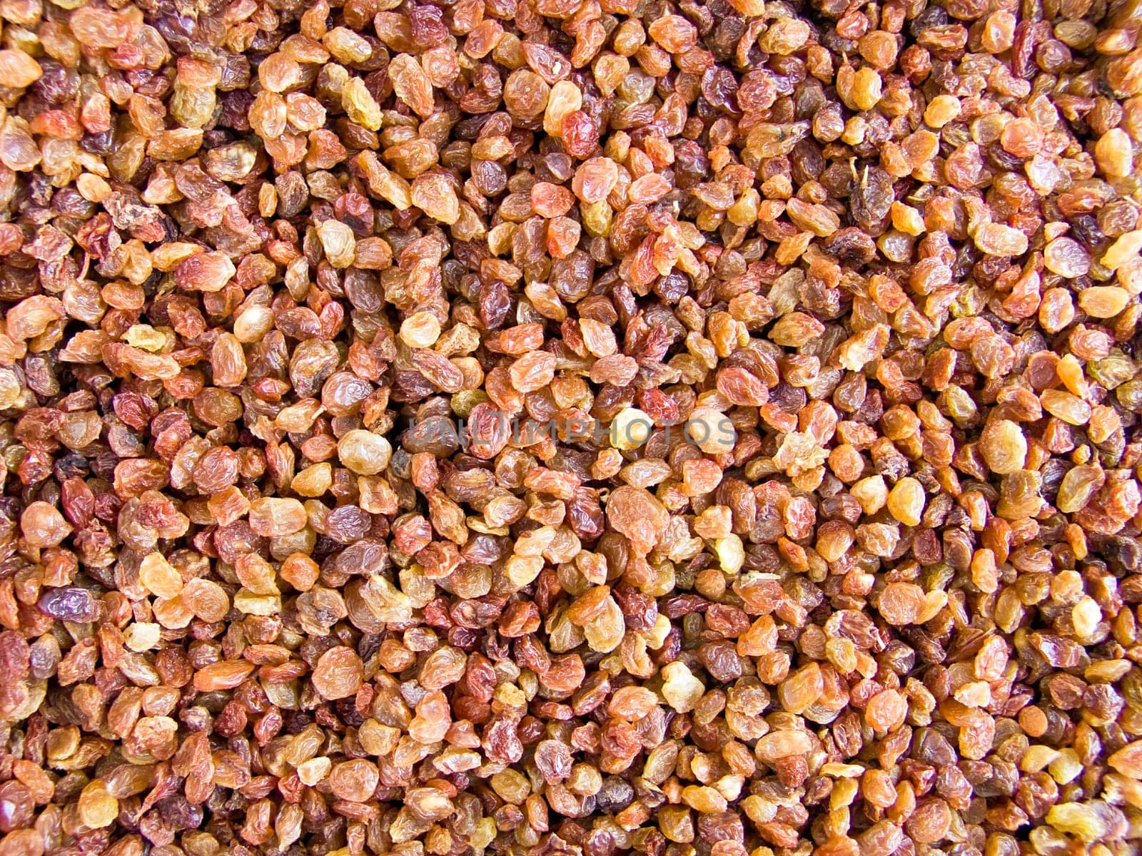 Agricultural background  a pile of beautiful raisin