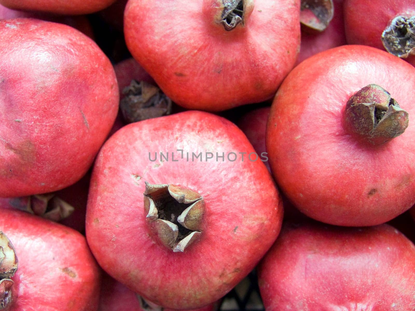 Agricultural background, a pile of beautiful grenade