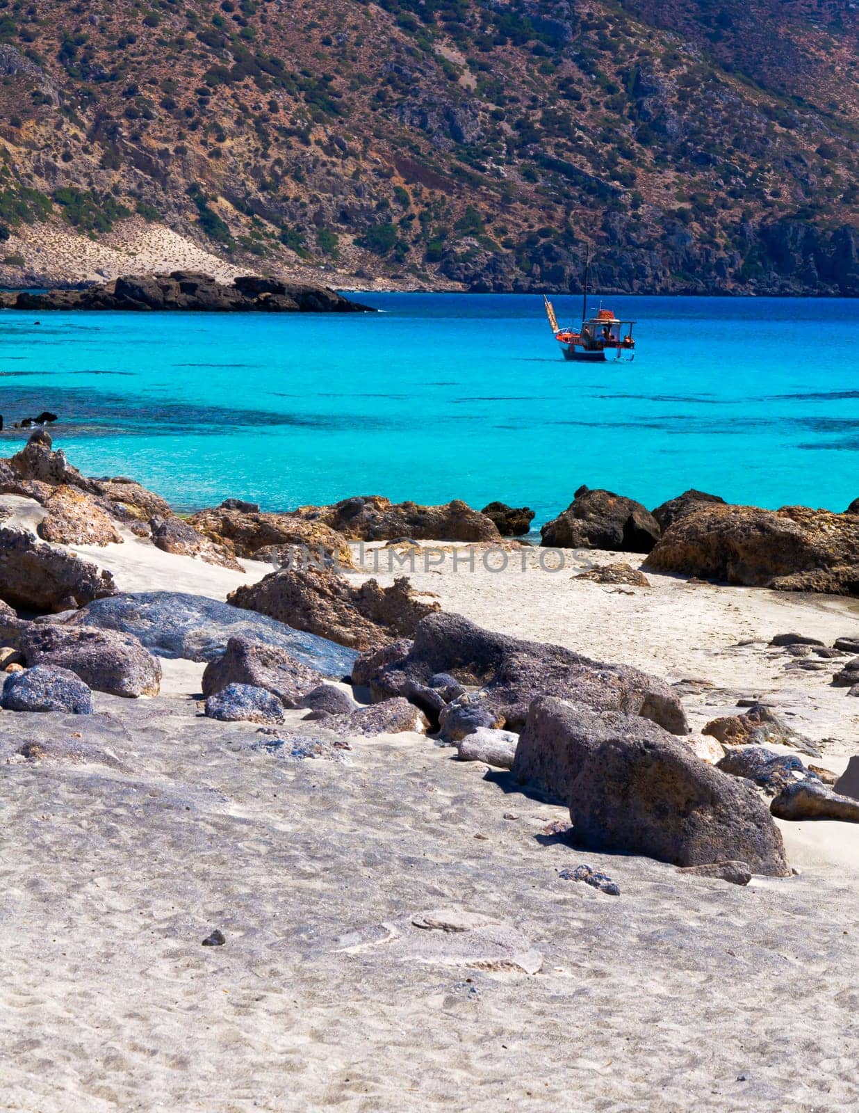 Amazing view of Kedrodasos beach, island of Crete, Greece