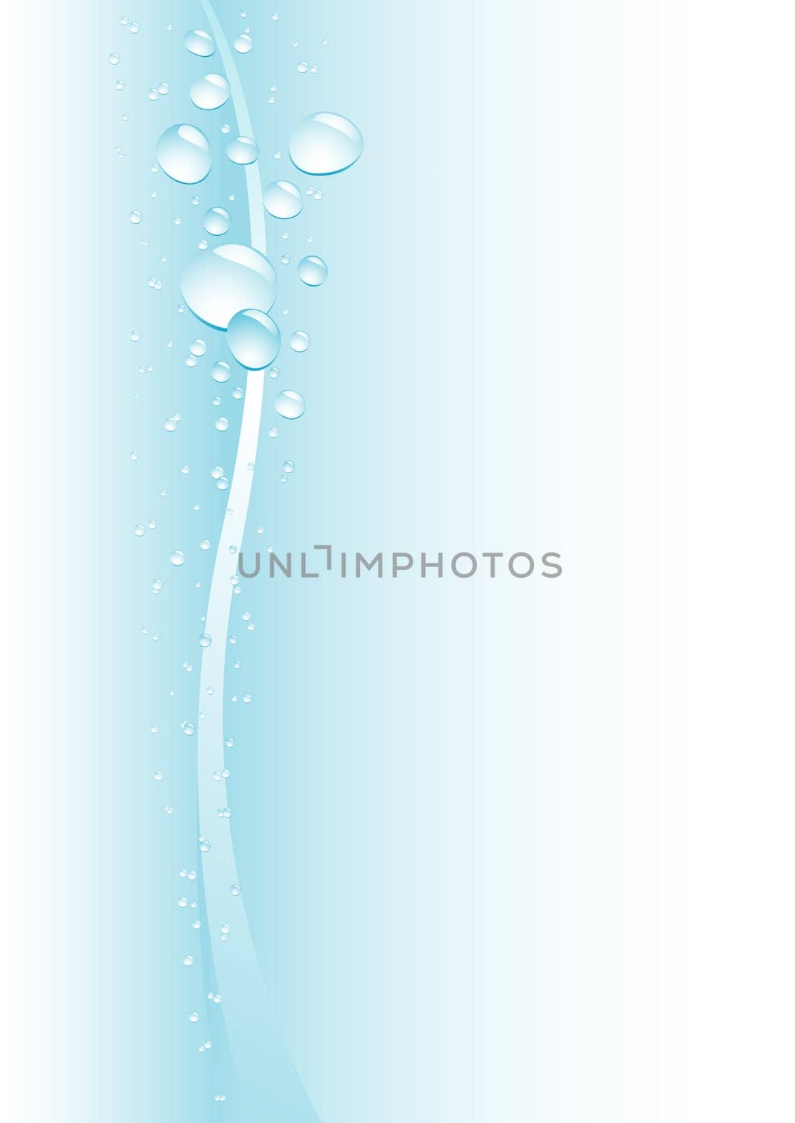 Simple drops blue background for design