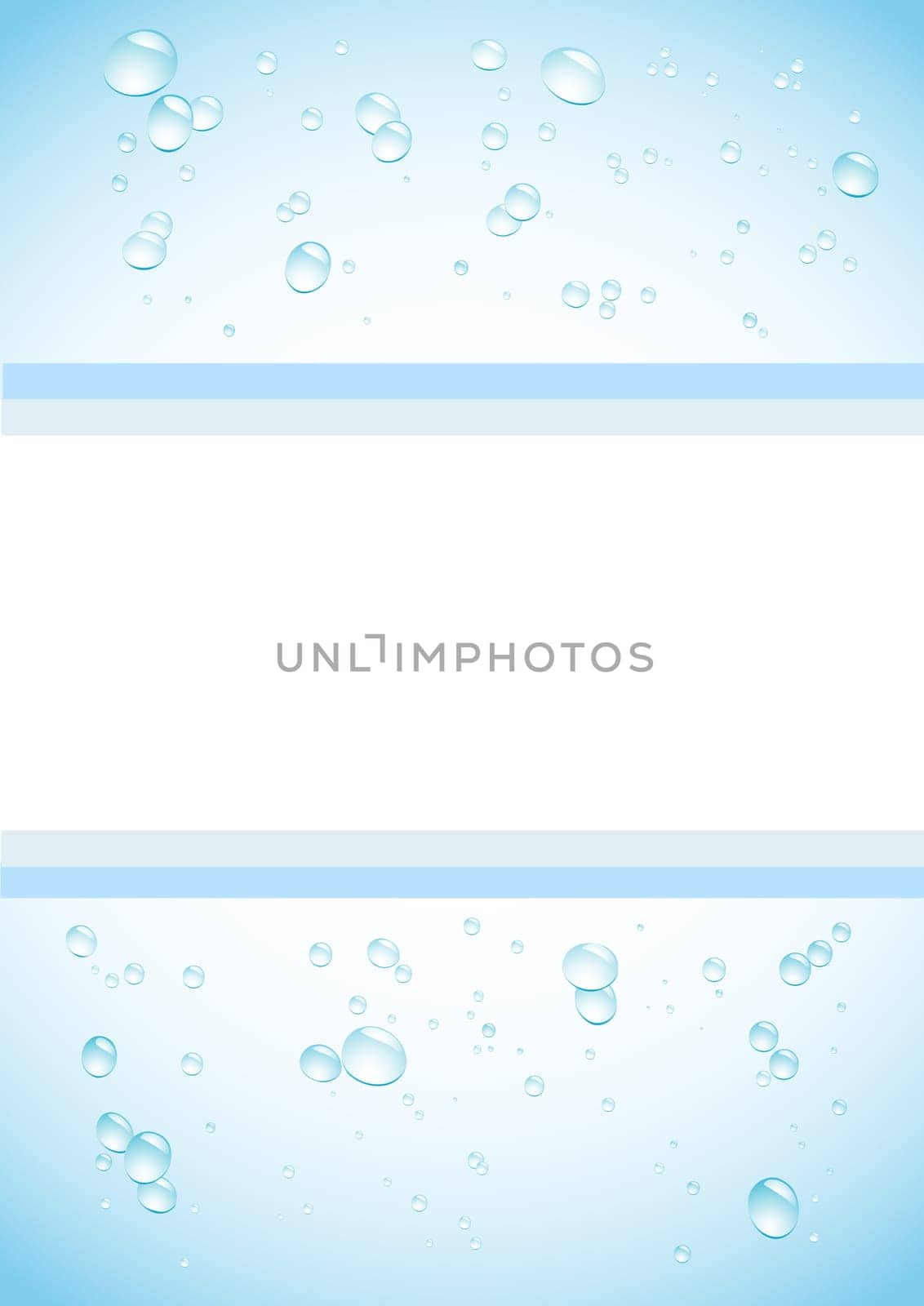 Simple drops blue background for design