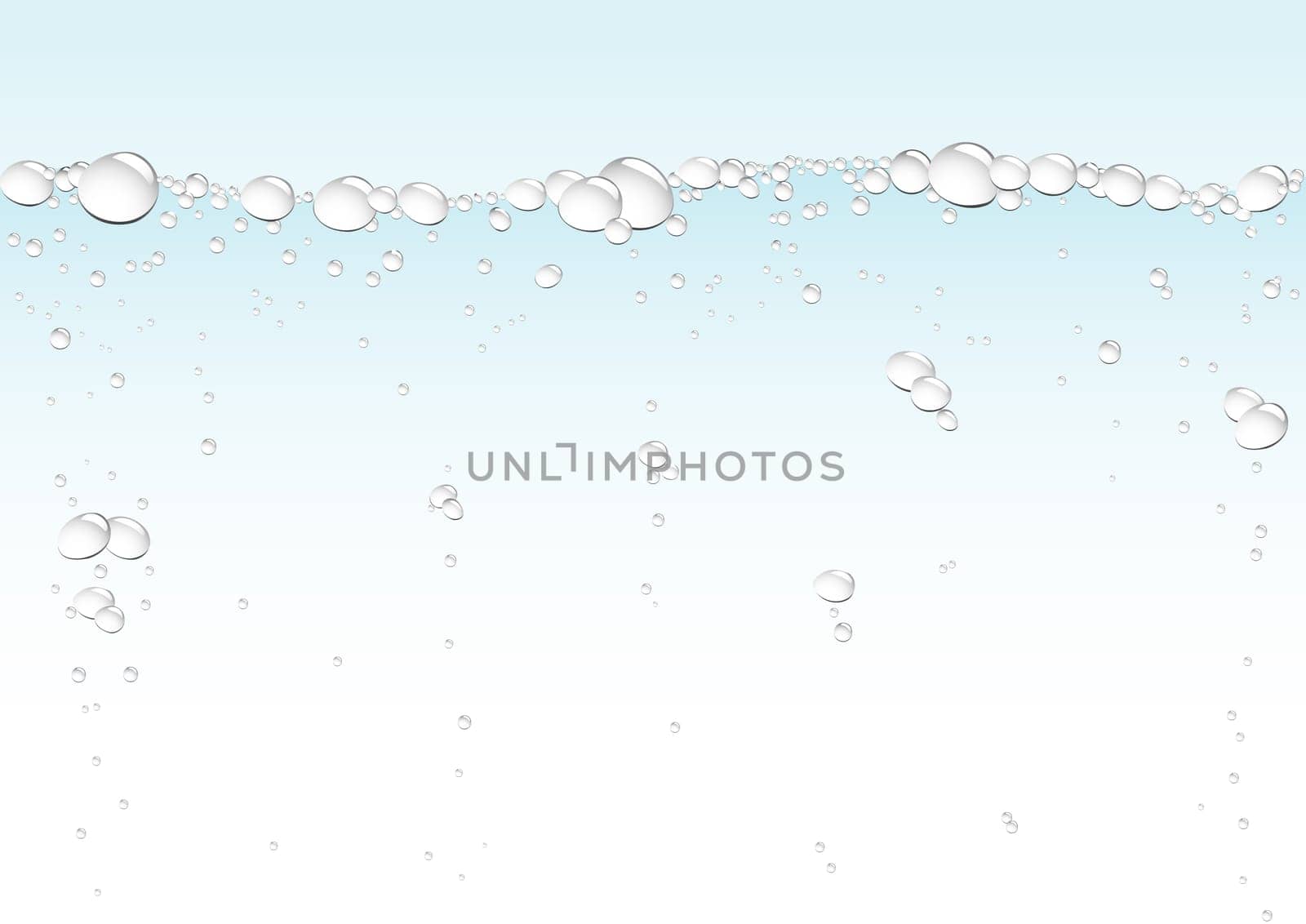 Simple drops blue background for design