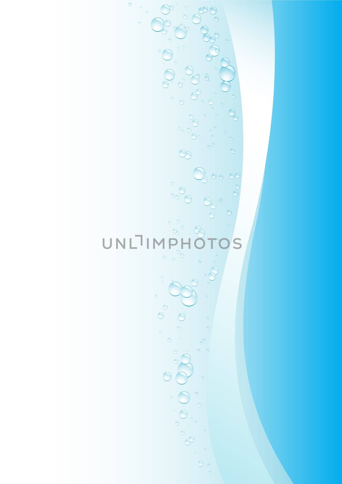 Simple drops blue background for design
