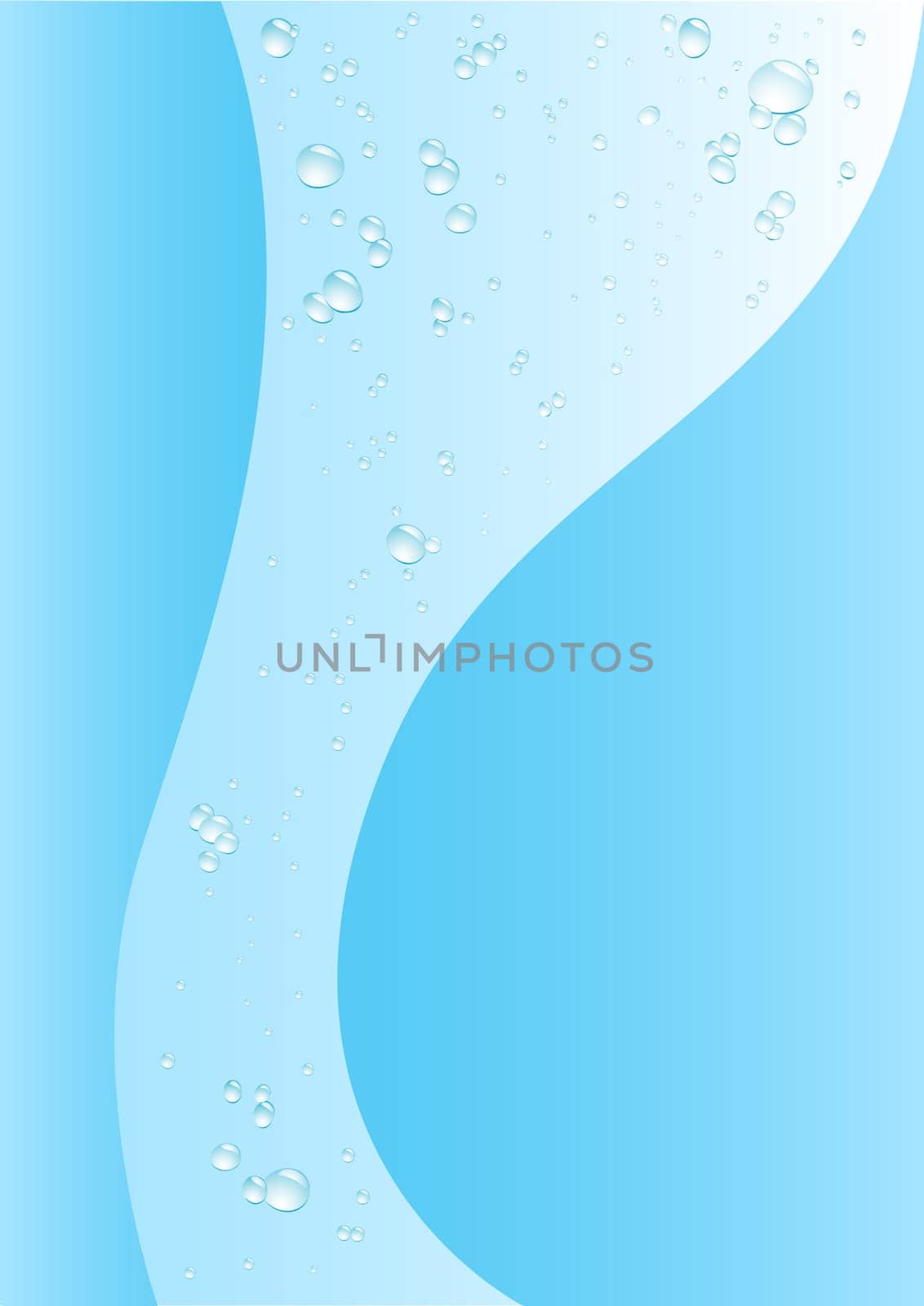 Simple drops blue background for design