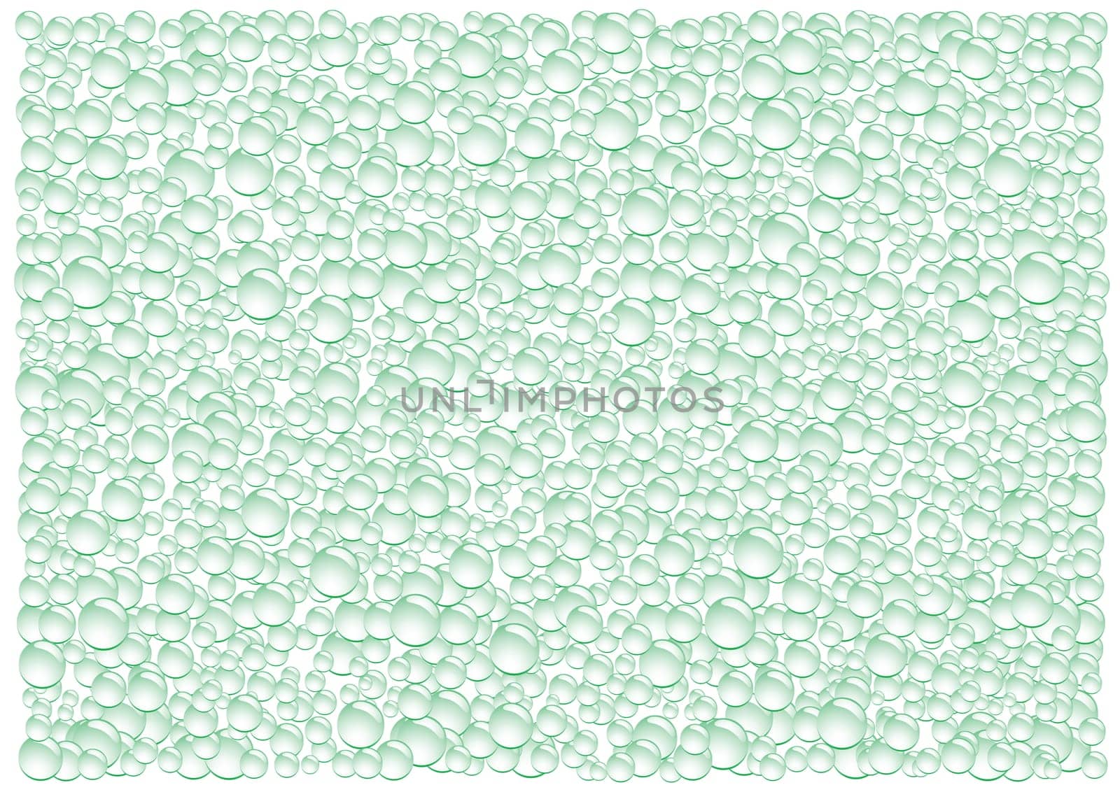 The green drops condensation vector background