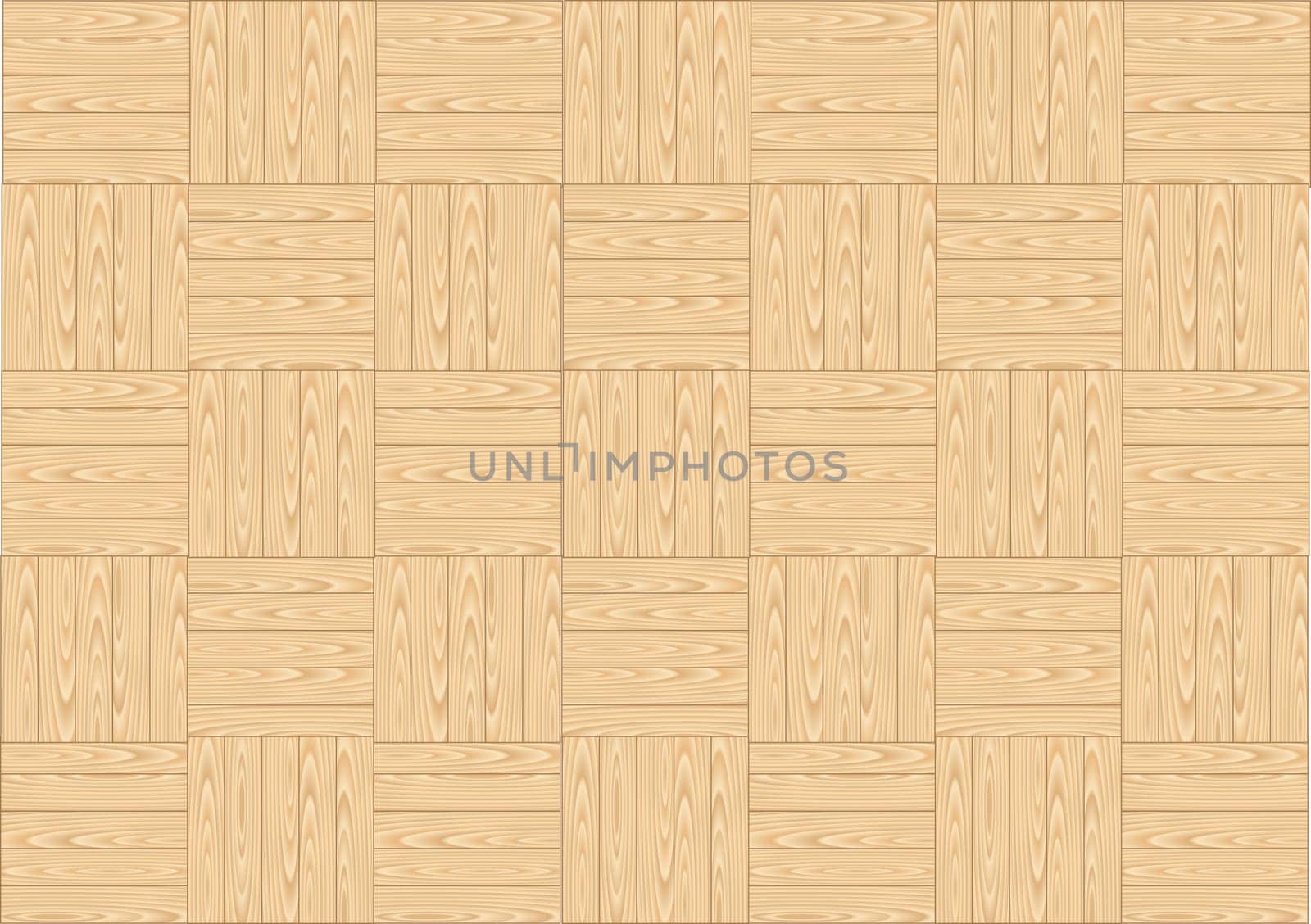 Wood floor parquets on the white background