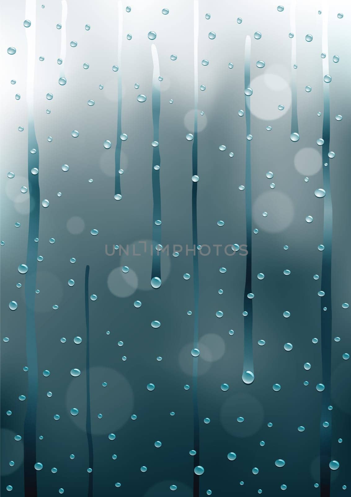 .Background with rain drops on the window