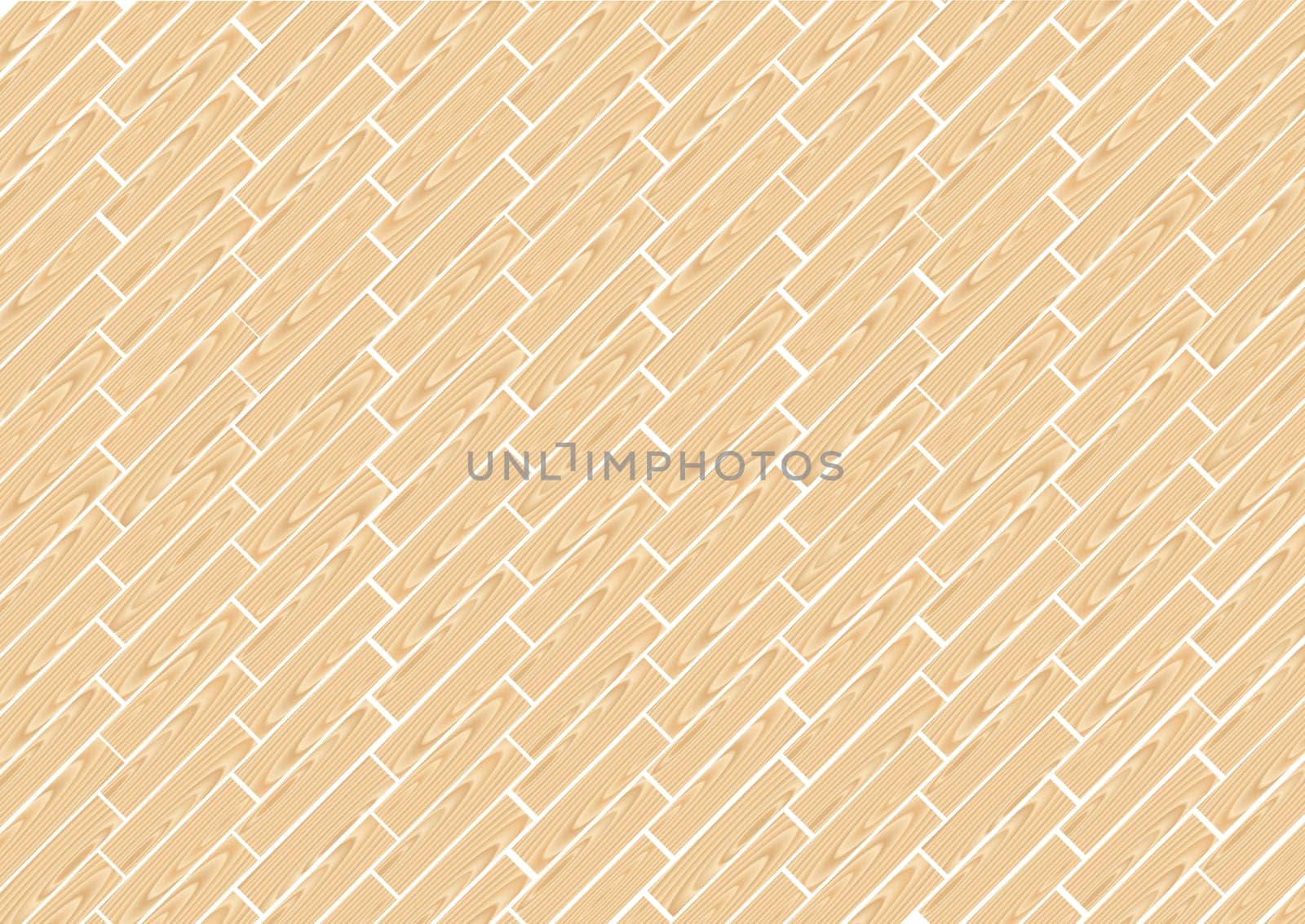 Wood floor parquets on the white background